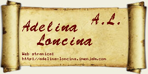 Adelina Lončina vizit kartica